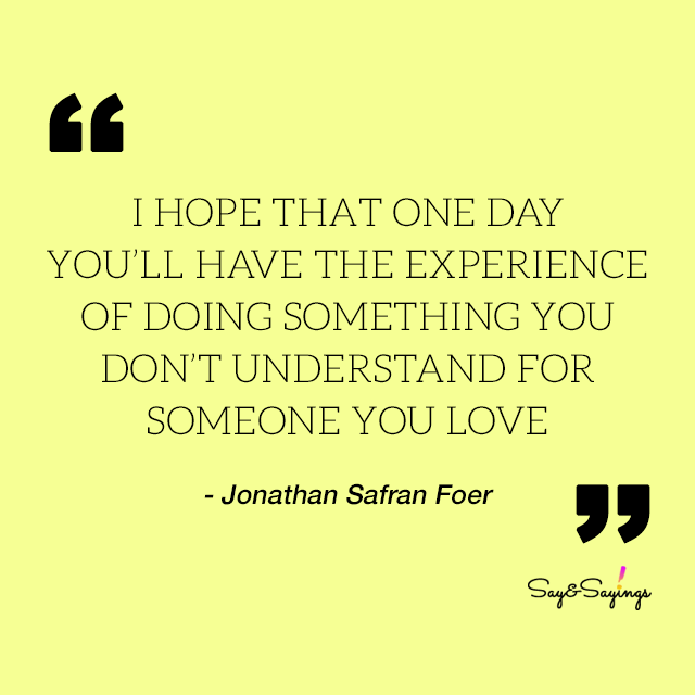 SAFRAN-FOER-EXPERIENCE