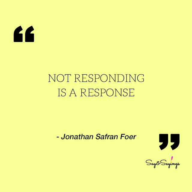 SAFRAN-FOER-REPONSE